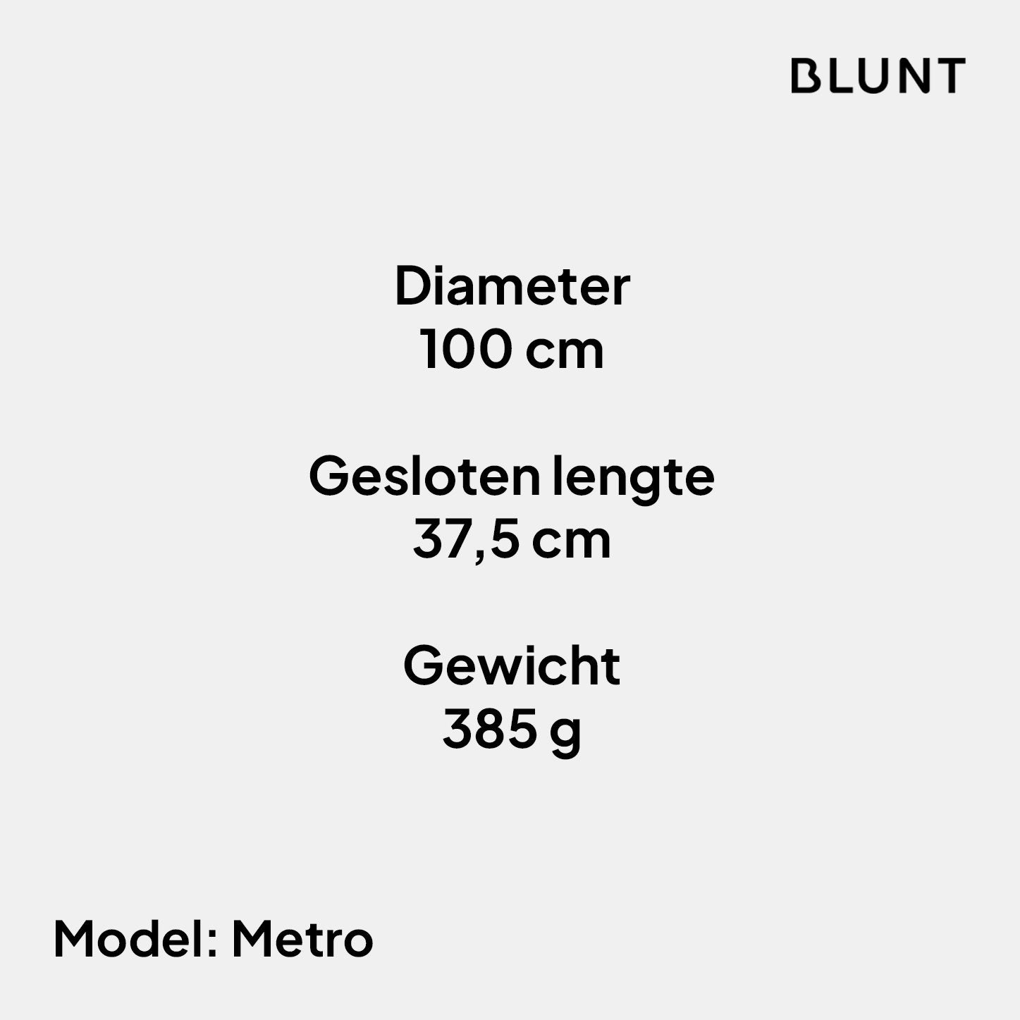 BLUNT Umbrella 'Metro' Mango Orange