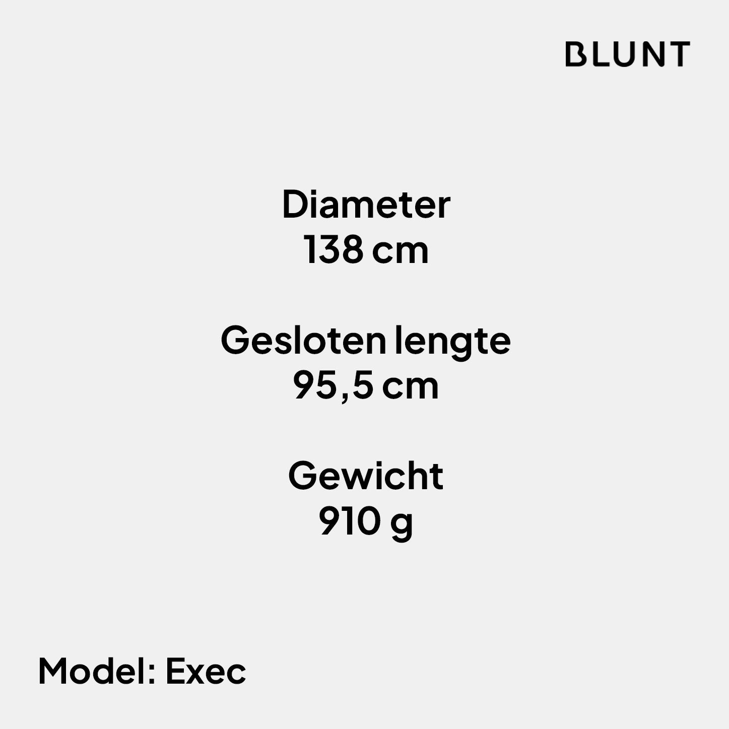 BLUNT Umbrella 'Exec'