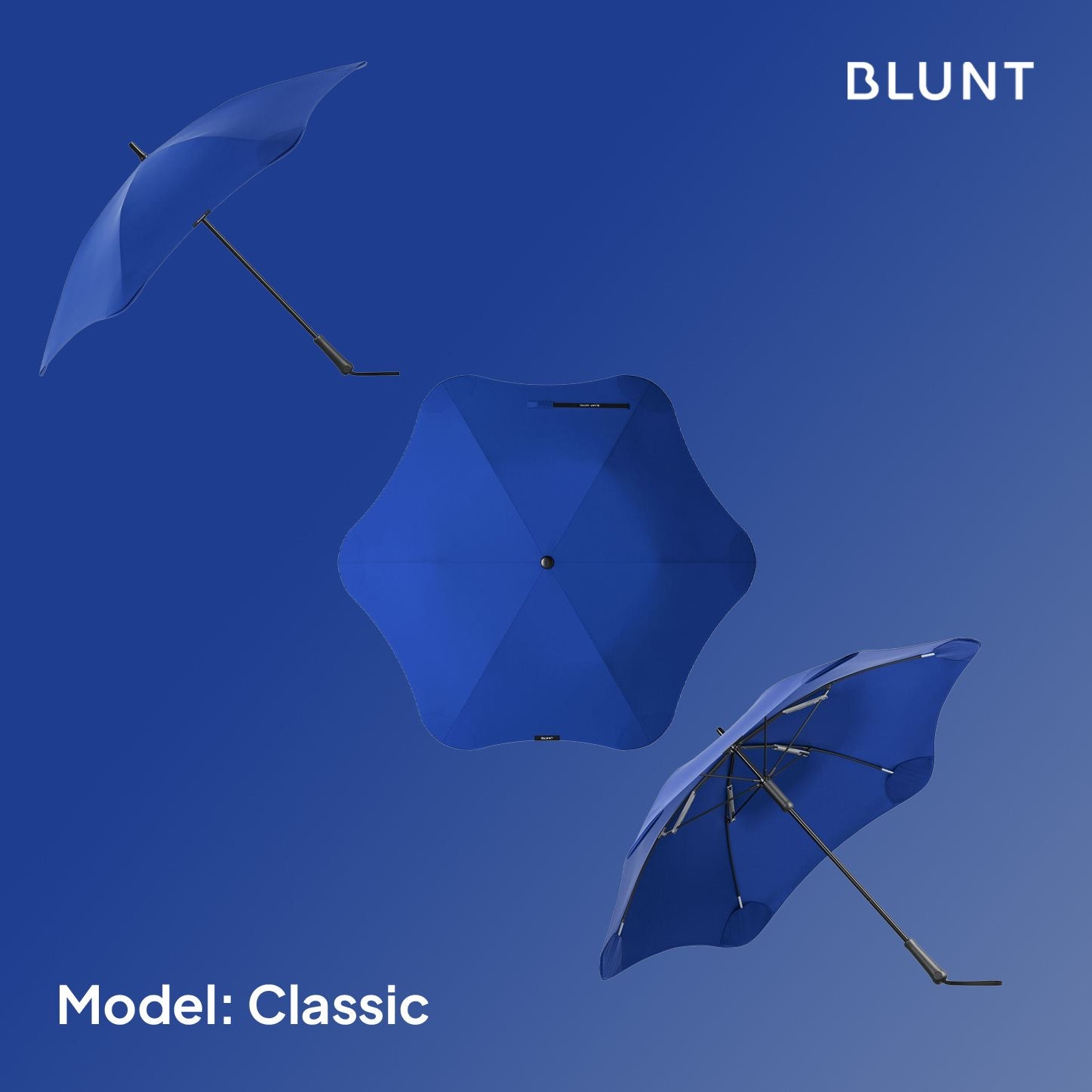 BLUNT Umbrella 'Classic' Ocean Blue