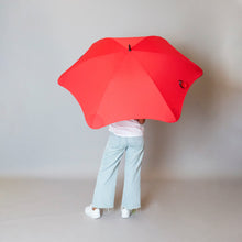 Load image into Gallery viewer, 2020 Red Exec Blunt Umbrella Model Back View