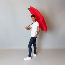 Load image into Gallery viewer, 2020 Red Exec Blunt Umbrella Model Side View
