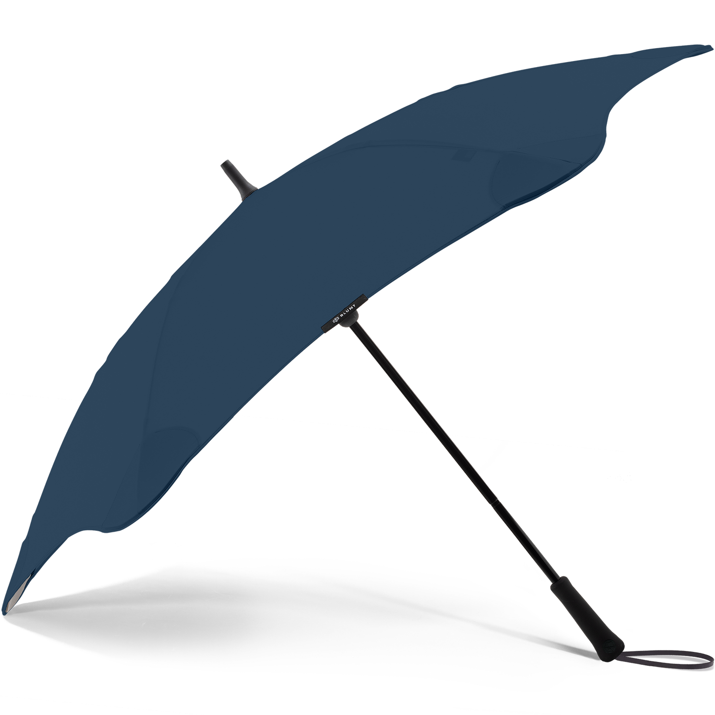 2020 Navy Exec Blunt Umbrella Side View