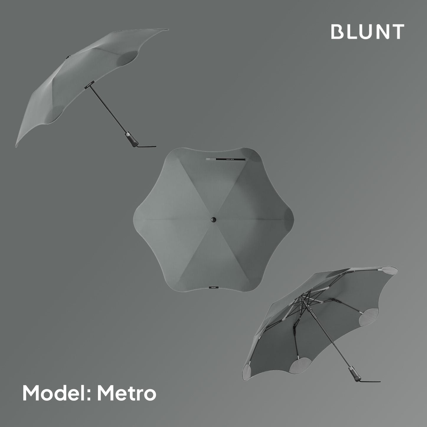 BLUNT Umbrella 'Metro' Storm Grey