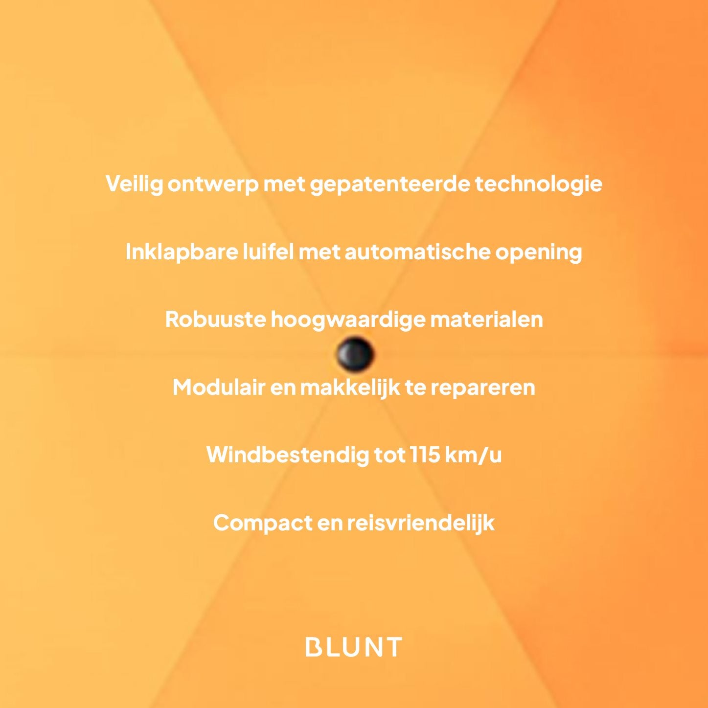 BLUNT Umbrella 'Metro' Mango Orange