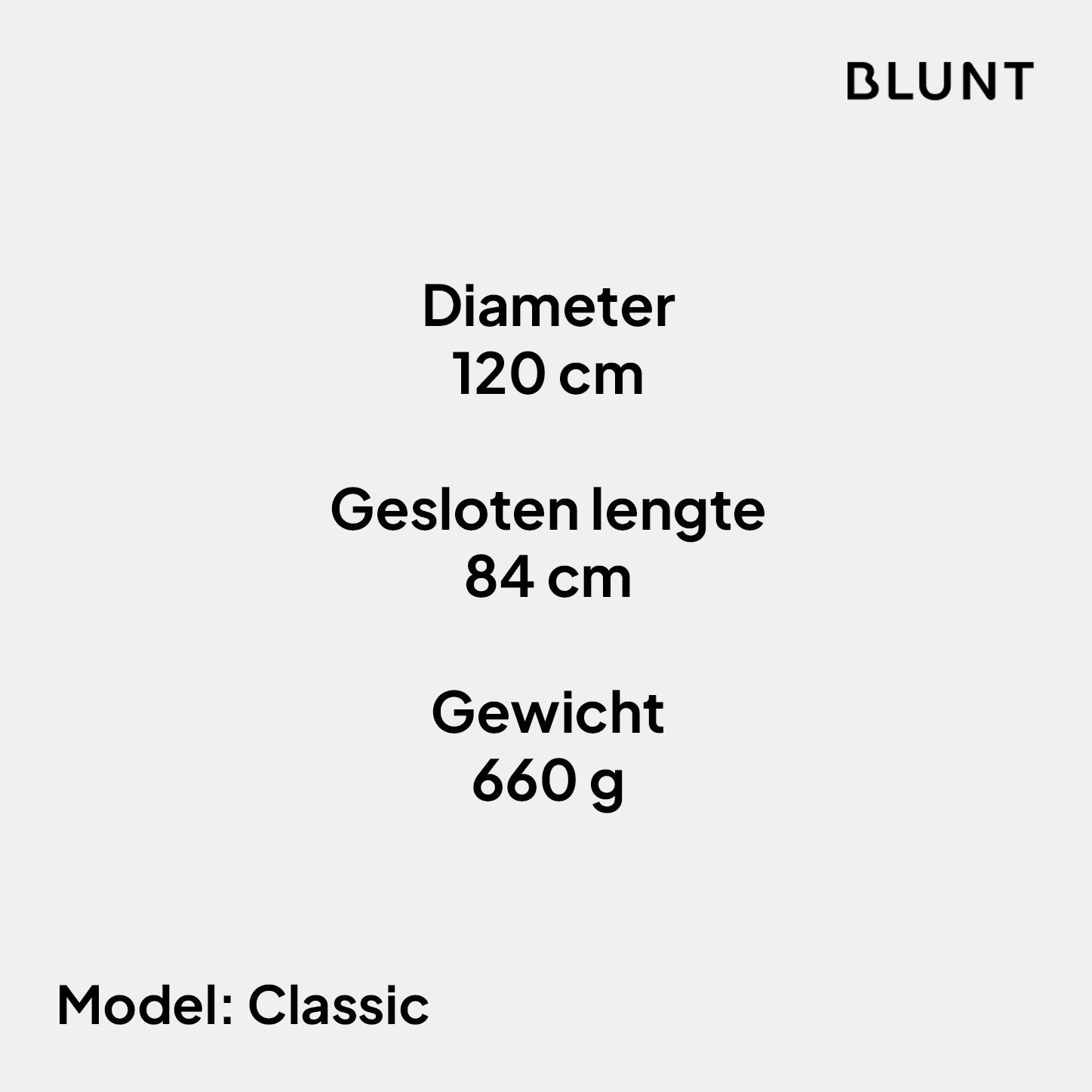BLUNT Umbrella 'Classic' Mango Orange