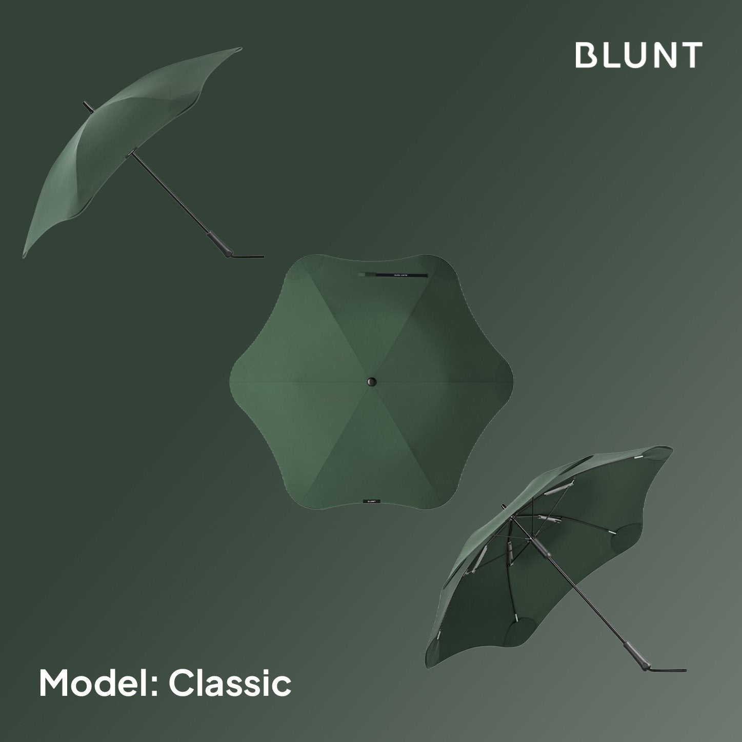 BLUNT Umbrella 'Classic' Green