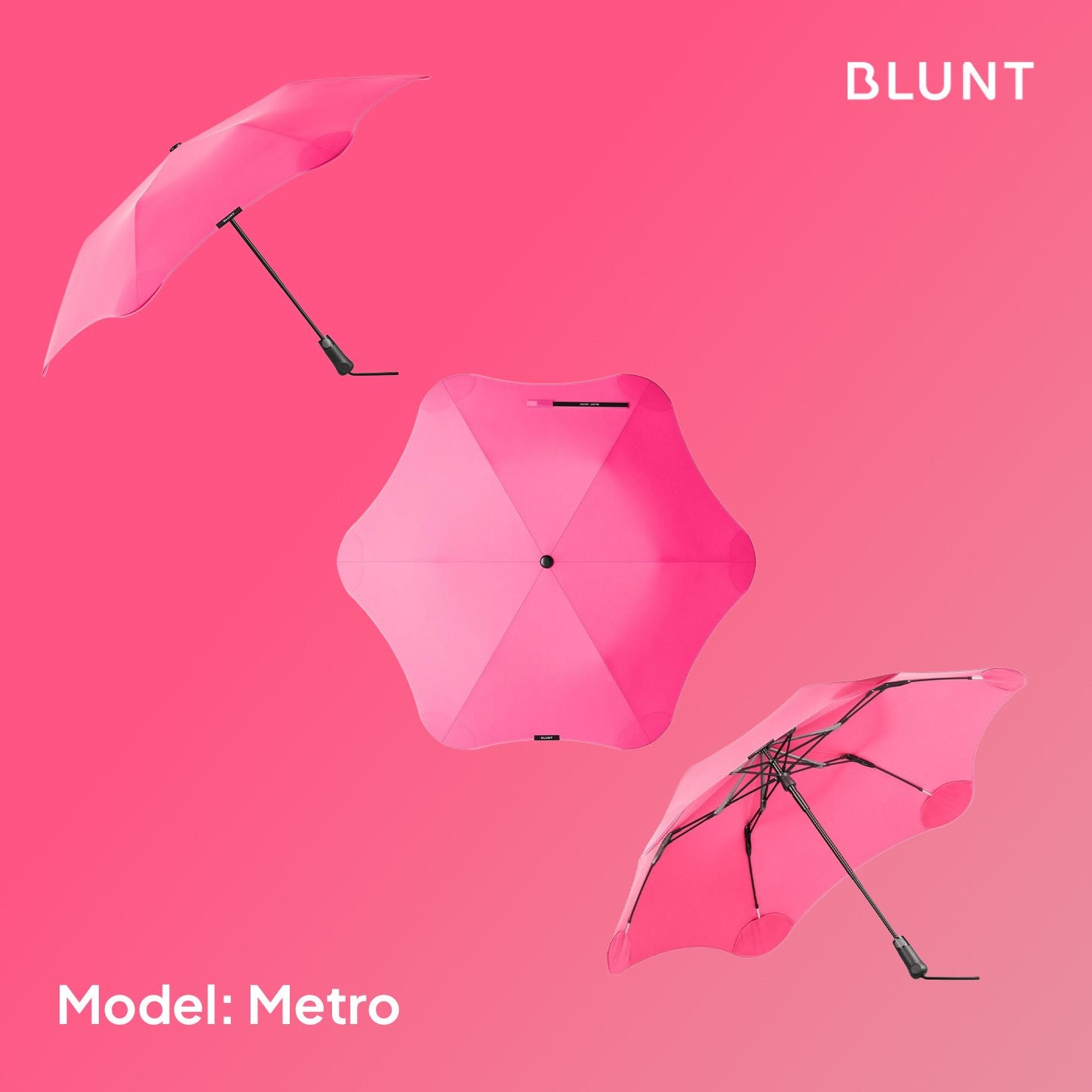 BLUNT Umbrella 'Metro' Hibiscus Pink