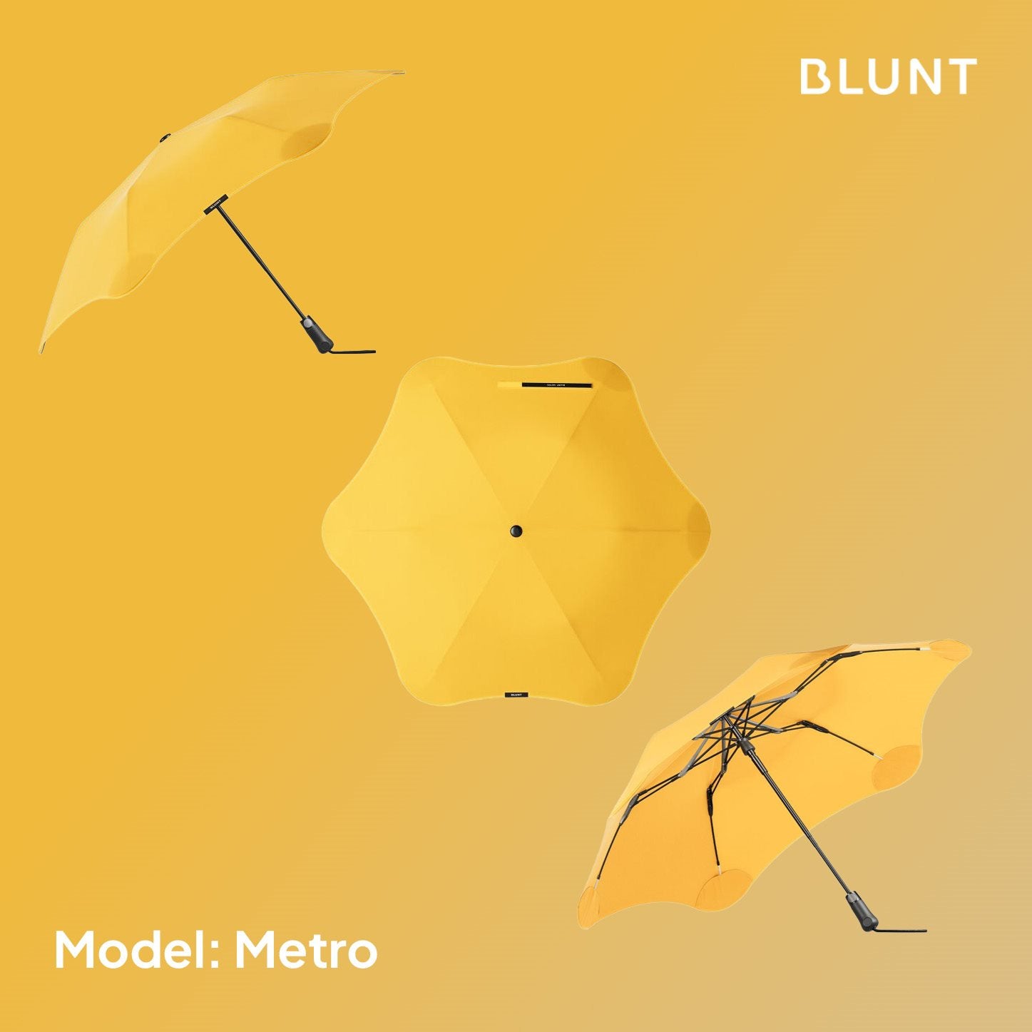 BLUNT Umbrella 'Metro' Citrus Yellow