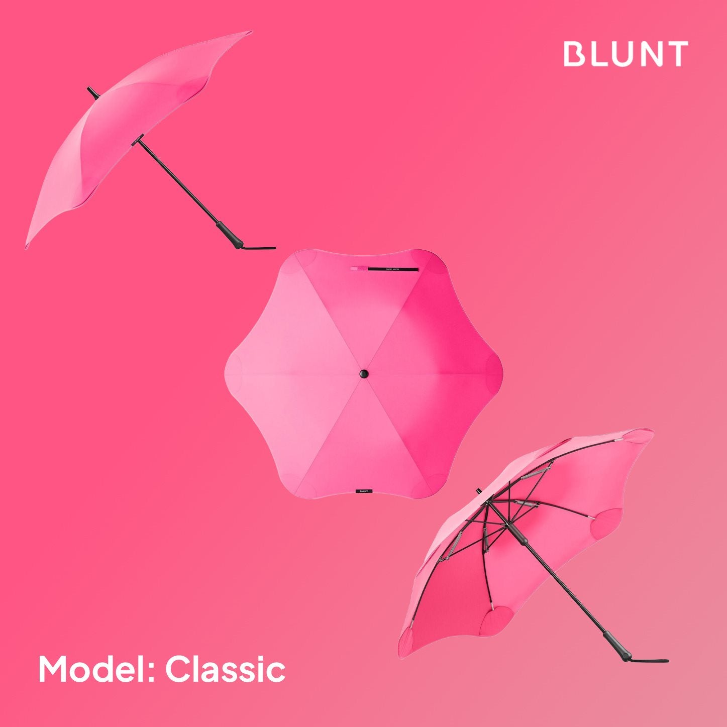 BLUNT Umbrella 'Classic' Hibiscus Pink