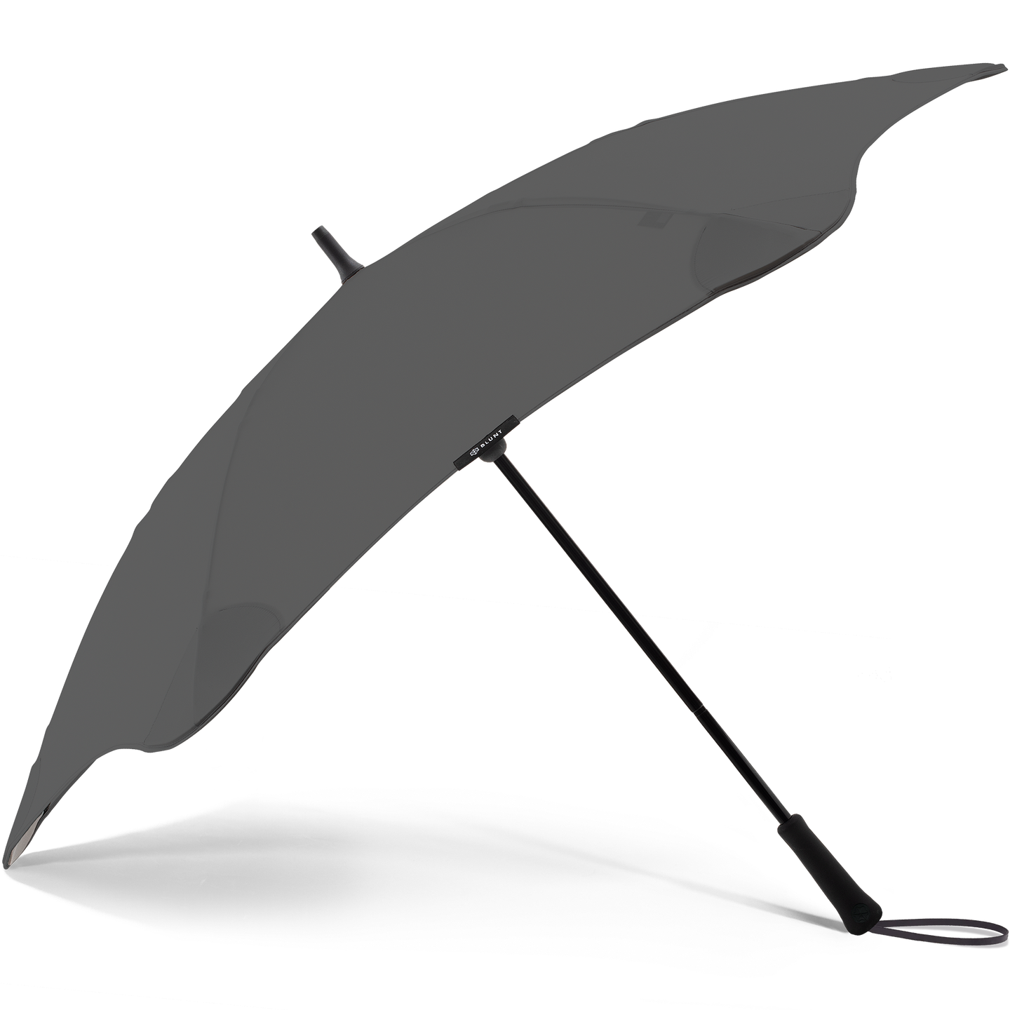 2020 Charcoal Exec Blunt Umbrella Side View