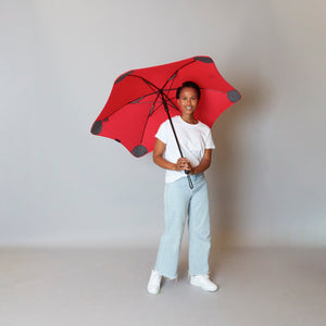 2020 Classic Red Blunt Umbrella Model Front View