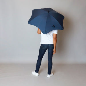 2020 Navy Coupe Blunt Umbrella Model Back View