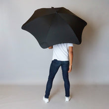 Load image into Gallery viewer, 2020 Black Exec Blunt Umbrella Model Back View