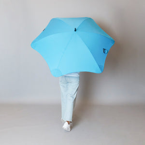 2020 Blue Exec Blunt Umbrella Model Back View
