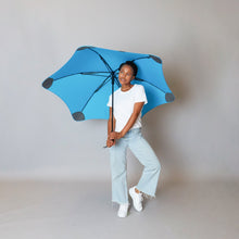 Load image into Gallery viewer, 2020 Blue Exec Blunt Umbrella Model Front View