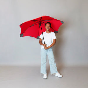 2020 Red Exec Blunt Umbrella Model Front View
