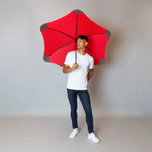 Load image into Gallery viewer, 2020 Red Exec Blunt Umbrella Model Front View