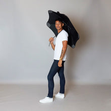 Load image into Gallery viewer, 2020 Metro Black Blunt Umbrella Model Side View