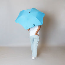 Load image into Gallery viewer, 2020 Metro Blue Blunt Umbrella Model Back View