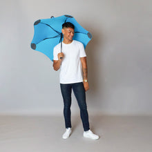 Load image into Gallery viewer, 2020 Metro Blue Blunt Umbrella Model Front View