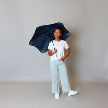 Load image into Gallery viewer, 2020 Metro Navy Blunt Umbrella Model Front View