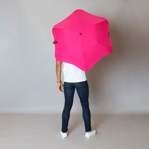 2020 Metro Pink Blunt Umbrella Model Back View