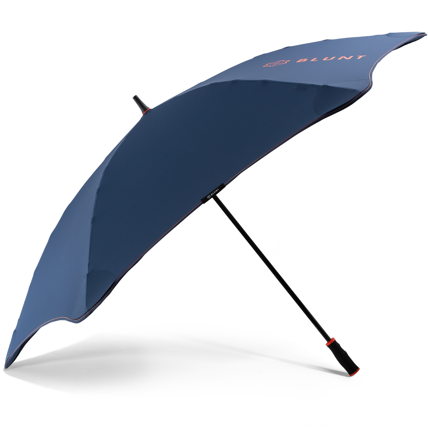 2020 Navy/Orange Sport Blunt Umbrella Side View
