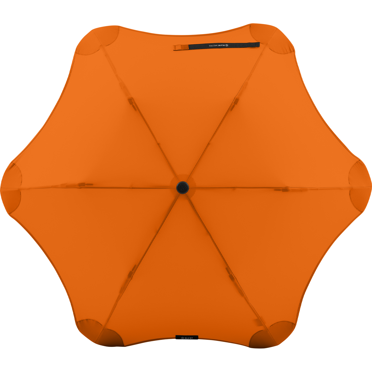 2020 Metro Orange Blunt Umbrella Top View