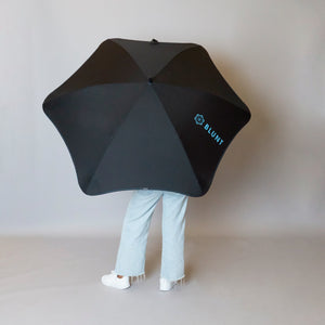 2020 Black/Blue Sport Blunt Umbrella Model Back View