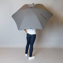 Load image into Gallery viewer, 2020 Charcoal/Black Sport Blunt Umbrella Model Back View
