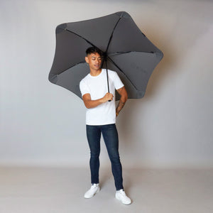 2020 Charcoal/Black Sport Blunt Umbrella Model Front View