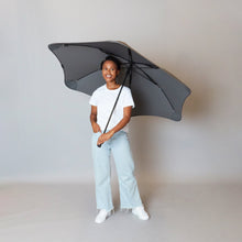 Load image into Gallery viewer, 2020 Charcoal/Black Sport Blunt Umbrella Model Front View