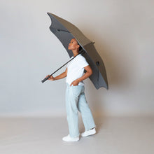 Load image into Gallery viewer, 2020 Charcoal/Black Sport Blunt Umbrella Model Side View