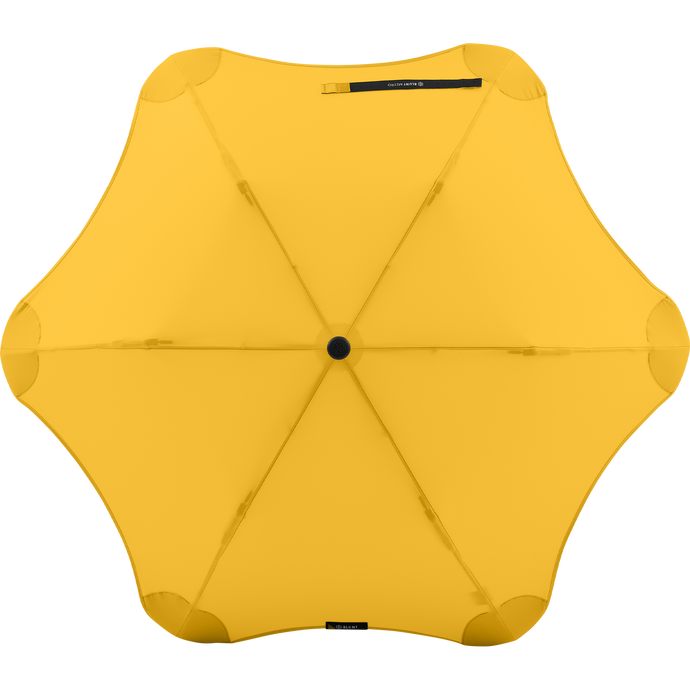 2020 Metro Yellow Blunt Umbrella Top View